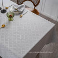 Diamond pattern rectangular waterproof tablecloth